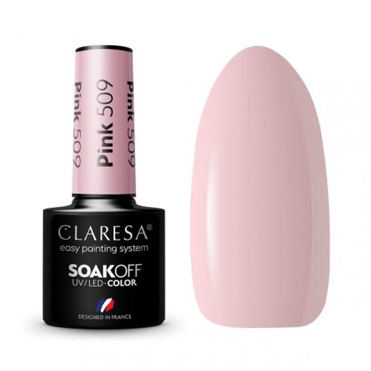 CLARESA long lasting hybrid gel polish PINK 509, 5g.
