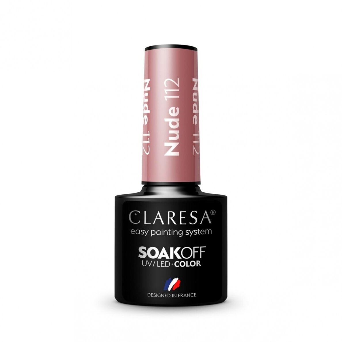 CLARESA стойкий гибридный гель лак для ногтей NUDE 112, 5 g. 2 CLARESA стойкий гибридный гель лак для ногтей NUDE 112, 5 g. 2