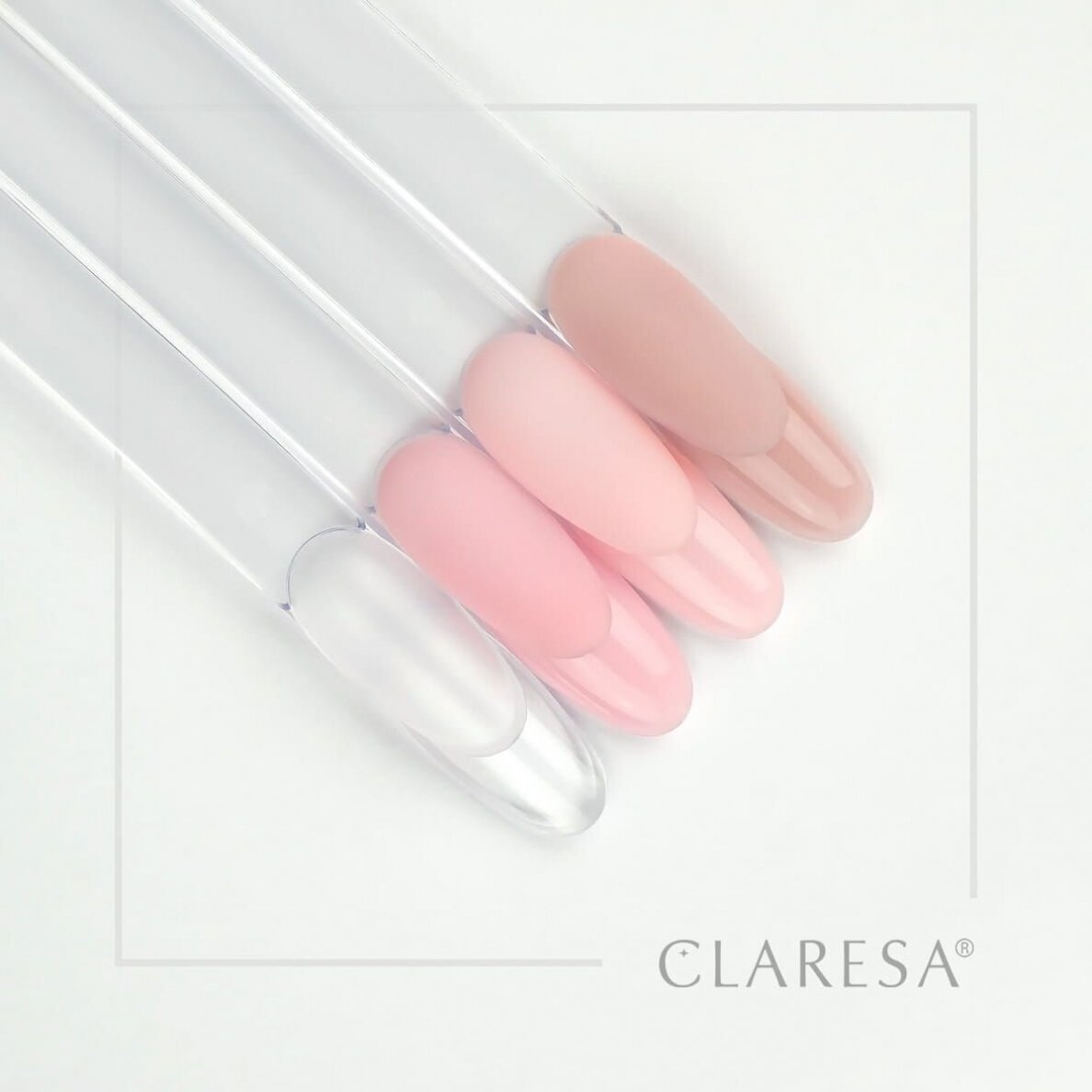 CLARESA cтроительный гель SOFT&EASY GEL MILKY PINK, 12 г. 2 CLARESA cтроительный гель SOFT&EASY GEL MILKY PINK, 12 г. 2