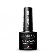 CLARESA TOP DIAMOND NO WIPE top layer of gel polish, 5 g.