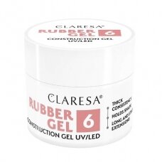 CLARESA gel polish base RUBBER GEL 6, 12 g