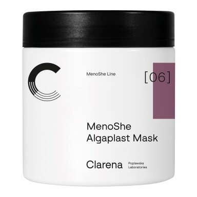 CLARENA MENOSHE ALGAPLAST MASK alginatinė kaukė brandžiai odai menopauzės laikotarpiu, 145 g