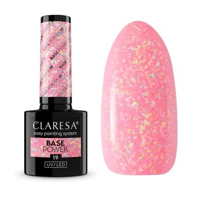 CLARESA hybrid gel polish base POWER BASE 19, 5 g. CLARESA hybrid gel polish base POWER BASE 19, 5 g.