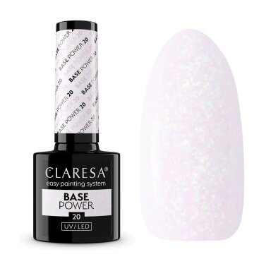 CLARESA hybrid gel polish base POWER BASE 20, 5 g. CLARESA hybrid gel polish base POWER BASE 20, 5 g.