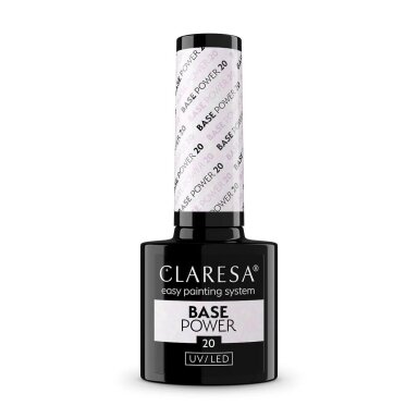 CLARESA hybrid gel polish base POWER BASE 20, 5 g. CLARESA hybrid gel polish base POWER BASE 20, 5 g.