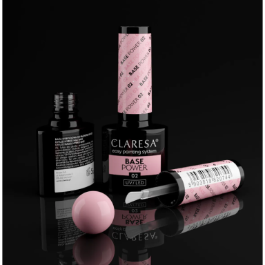 CLARESA hybrid gel polish base POWER BASE 2, 5g CLARESA hybrid gel polish base POWER BASE 2, 5g