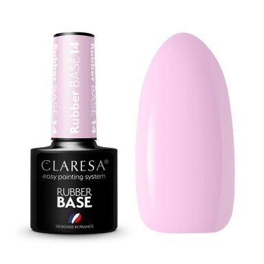 CLARESA hybrid rubber gel polish base RUBBER BASE 14, 5g. CLARESA hybrid rubber gel polish base RUBBER BASE 14, 5g.