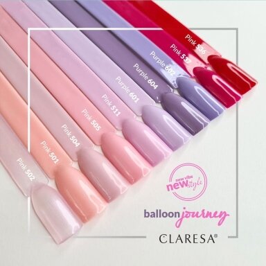 CLARESA long lasting hybrid gel polish PINK 511, 5g. CLARESA long lasting hybrid gel polish PINK 511, 5g.