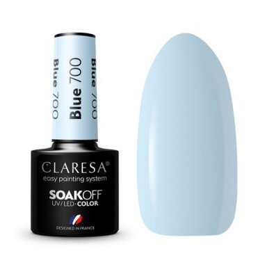 CLARESA long lasting hybrid gel polish BLUE 700, 5g. CLARESA long lasting hybrid gel polish BLUE 700, 5g.