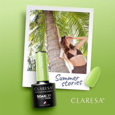 CLARESA long-lasting hybrid nail polish SUMMER STORIES 3, 5g.