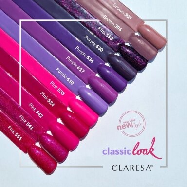 CLARESA long lasting hybrid gel polish PINK 551, 5g. CLARESA long lasting hybrid gel polish PINK 551, 5g.