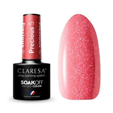 CLARESA long lasting hybrid gel polish Precious PS5, 5g. CLARESA long lasting hybrid gel polish Precious PS5, 5g.