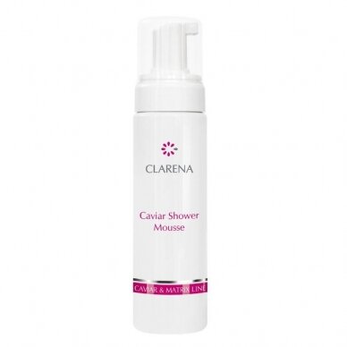 CLARENA CAVIAR light foam body wash foam, 200 ml CLARENA CAVIAR light foam body wash foam, 200 ml