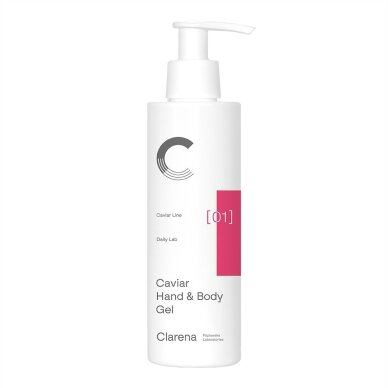 CLARENA CAVIAR HAND & BODY GEL hand and body wash gel with caviar extract, 200 ml CLARENA CAVIAR HAND & BODY GEL hand and body wash gel with caviar extract, 200 ml