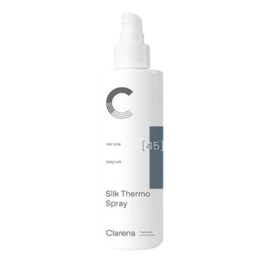 CLARENA SILKMTHERMO SPRAY apsauginis purškiklis plaukams su šilku, hialurono rūgštimi ir peptidais, 200 ml 1