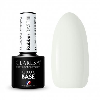 CLARESA hybrid rubber gel polish base RUBBER BASE 11, 5g.