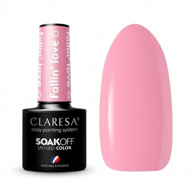 CLARESA long lasting hybrid gel polish FALLIN"LOVE 6, 5g. CLARESA long lasting hybrid gel polish FALLIN"LOVE 6, 5g.