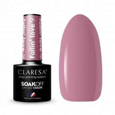 CLARESA long lasting hybrid gel polish FALLIN"LOVE 9, 5g. CLARESA long lasting hybrid gel polish FALLIN"LOVE 9, 5g.