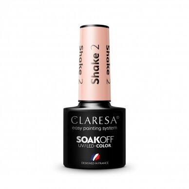 CLARESA long lasting hybrid gel polish SHAKE 2, 5g. 2