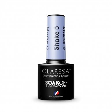 CLARESA long lasting hybrid gel polish SHAKE 6, 5g. 2