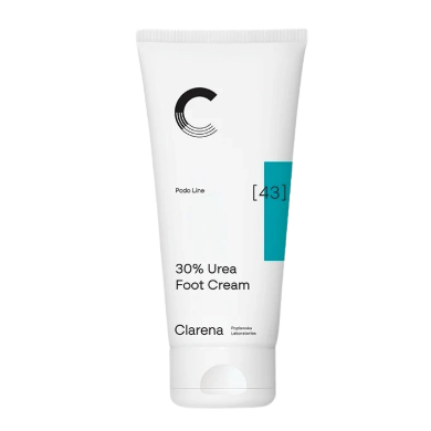 CLARENA 30% UREA FOOT CREAM softening and moisturizing cream for dry and calloused foot skin, 100 ml