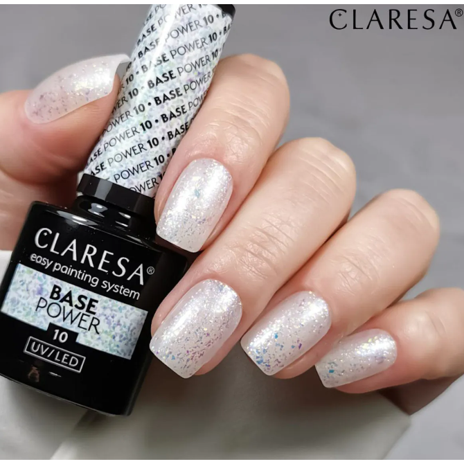 Бескислотная гибридная база для гель-лака CLARESA POWER 10, 5г 3 Бескислотная гибридная база для гель-лака CLARESA POWER 10, 5г 3