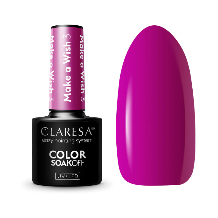 CLARESA long-lasting hybrid nail polish MAKE A WISH 3.5 g CLARESA long-lasting hybrid nail polish MAKE A WISH 3.5 g