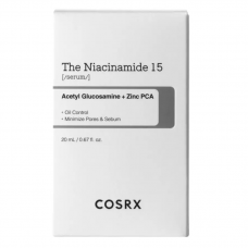 Cosrx The Niacinamide 15 Serum spuogų priežiūra su 15 % niacinamido, 20ml.
