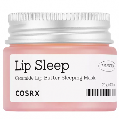 Cosrx Balancium Ceramide Lip Butter Sleeping Mask naktinė lūpų kaukė balzamas, 20g.