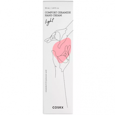 Cosrx Balancium Comfort Ceramide Hand Cream Light rankų kremas, 50ml. 1