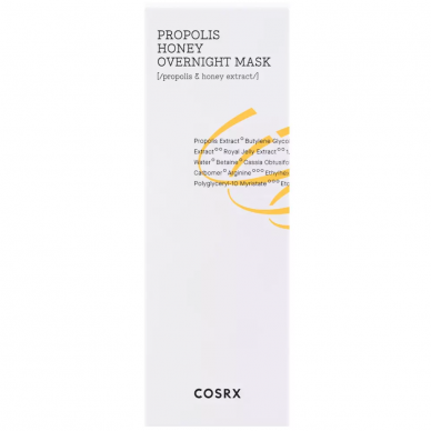 COSRX Full Fit Propolis Honey Overnight Mask naktinė kaukė, 60 ml.