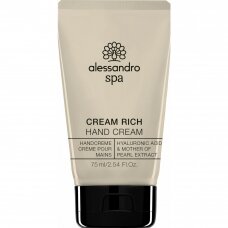 ALESSANDRO CREAM RICH intensively moisturizing hand cream with hyaluronic acid, 75ml.