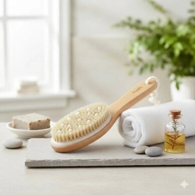 Massage body scrub brush, 1 pc. 1