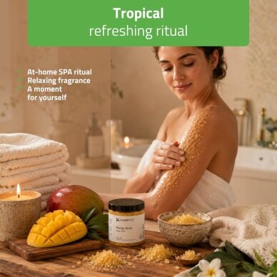 DAILY SPA sugar body scrub MANGO GLOW, 250 ml 1
