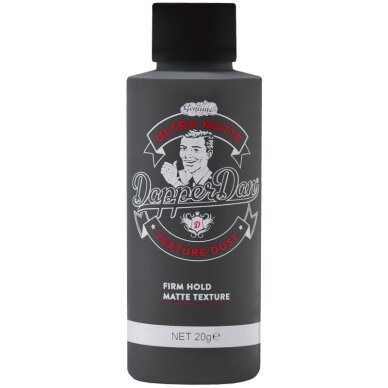 DAPPER DAN TEXTURE DUST apimties suteikianti plaukų formavimo pudra, 20g DAPPER DAN TEXTURE DUST apimties suteikianti plaukų formavimo pudra, 20g