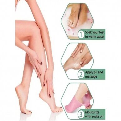 Reusable silicone socks (1 pair) 2 Reusable silicone socks (1 pair) 2