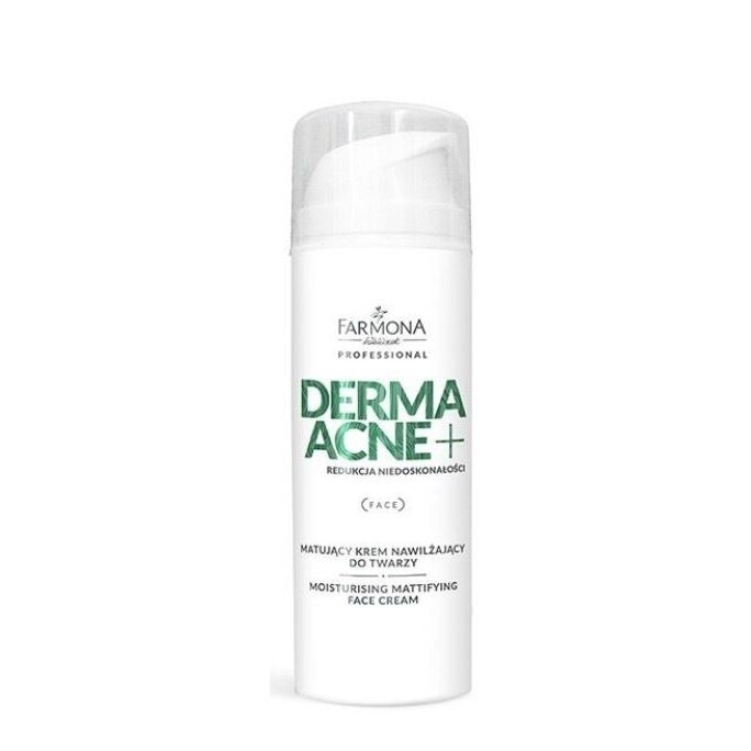 FARMONA DERMA+ACNE Moisturising Facial Cream for mattified skin, 150 ml. FARMONA DERMA+ACNE Moisturising Facial Cream for mattified skin, 150 ml.