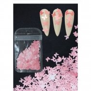 Украшения для ногтей, бабочки, розового цвета