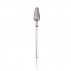 Profesional diamond nail dril tip ROUNDED DROP RED