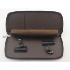 Case for a set of scissors and accessories WOLF, brown