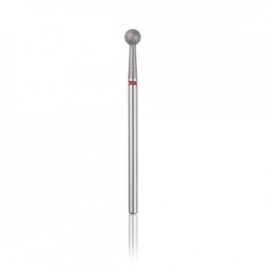 Profesionalus deimantinis frezos antgalis BALL RED 5,0