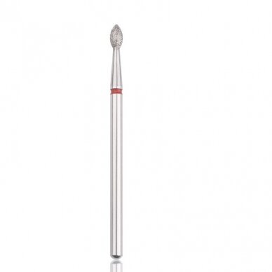 Profesional diamond nail dril tip FLAME SMALL RED Profesional diamond nail dril tip FLAME SMALL RED