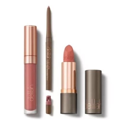 DELILAH dekoratyvinės kosmetikos rinkinys lūpoms NUDE LIP WARDROBE 1 DELILAH dekoratyvinės kosmetikos rinkinys lūpoms NUDE LIP WARDROBE 1