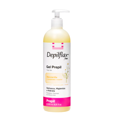 DEPILFLAX gelis odos nuriebalinimui prieš depiliacijos procedūrą, 500 ml DEPILFLAX gelis odos nuriebalinimui prieš depiliacijos procedūrą, 500 ml