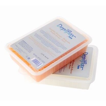 DEPILFLAX Apelsinų - persikų parafinas rankų procedūroms, 500 g. DEPILFLAX Apelsinų - persikų parafinas rankų procedūroms, 500 g.