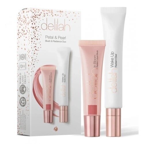 DELILAH beauty set for face PETAL & PEARL BLUSH & RADIANCE DUO DELILAH beauty set for face PETAL & PEARL BLUSH & RADIANCE DUO