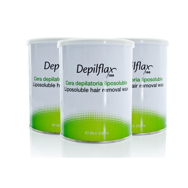 DEPILFLAX profesionalus vaškas skardinėje su azulenu depiliacijai, 800 ml. DEPILFLAX profesionalus vaškas skardinėje su azulenu depiliacijai, 800 ml.
