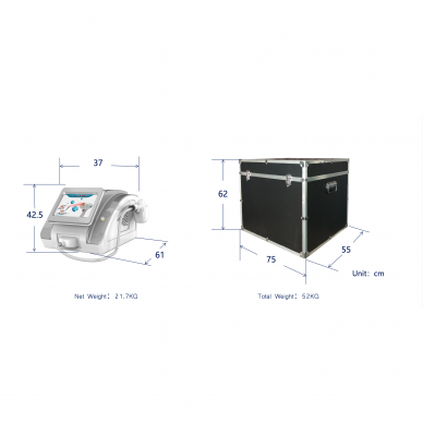 Diode hair removal laser 755+808+1064nm, 1 nozzle, white color 6 Diode hair removal laser 755+808+1064nm, 1 nozzle, white color 6