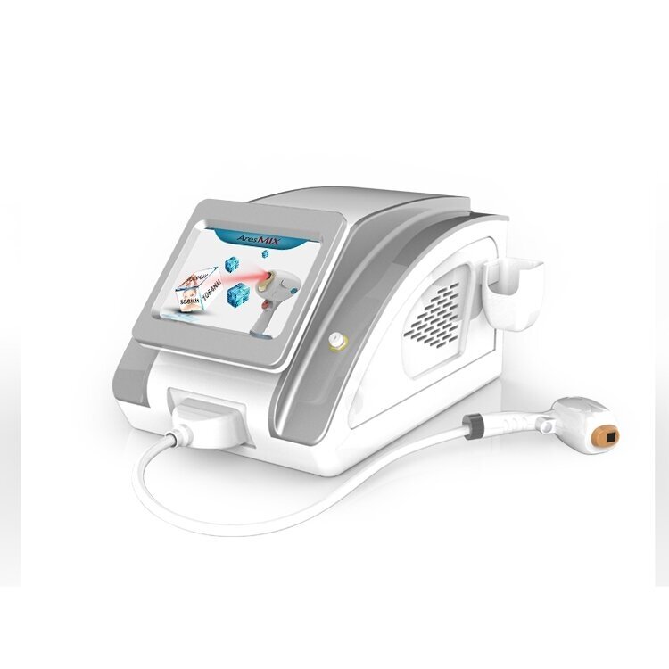 Diode hair removal laser 755+808+1064nm, 1 nozzle, white color Diode hair removal laser 755+808+1064nm, 1 nozzle, white color