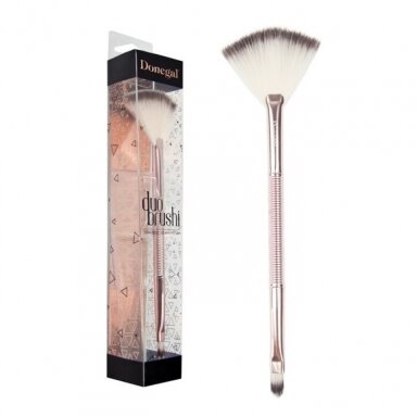 DONEGAL DUO BRUSHI Double-sided brush for highlighting and concealing DONEGAL DUO BRUSHI Double-sided brush for highlighting and concealing